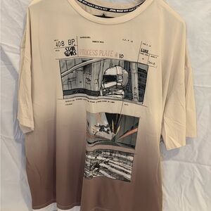 Star Wars Beige and Brown Graphic Tee